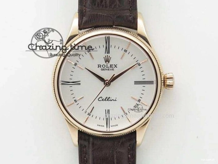 Bracelet Day-Date Dial Silver on Crystal RG A2836 Best Edition 128235 Marker Crystal BP President 36mm RG 0511
